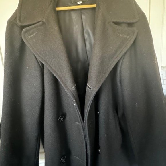 Golden Bear | Saks Fifth Avenue | Navy Blue Pea Coat  | Size XL - Picture 3 of 10